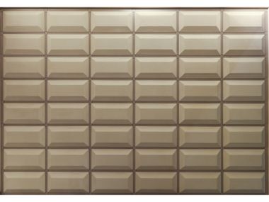 Boiserie revêtue de cuir Nabuk EMME Ludovica Mascheroni