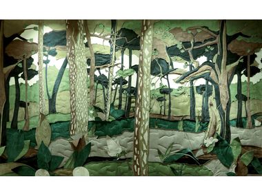 Boiserie en cuir FORESTA Ludovica Mascheroni