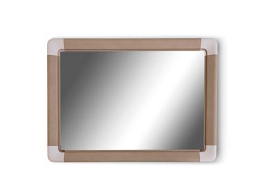 Rectangular framed mirror MAGISTER Ludovica Mascheroni