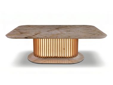 Rectangular quartz table MERIDIANA Ludovica Mascheroni