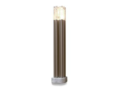 LED Carrara marble floor lamp STELO Ludovica Mascheroni