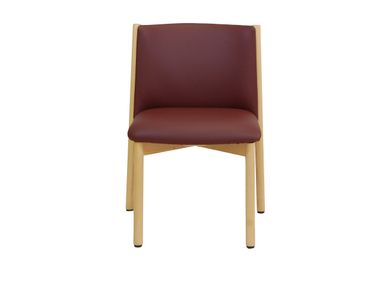 Chaise rembourrée en cuir FRAME IN Luxy
