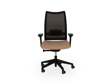 Chaise de bureau pivotante en résille OVERTIME Luxy