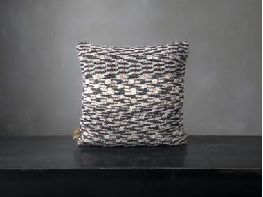 Square recycled fabric cushion SUBBIO/IC The House of Lyria
