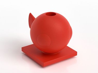 Polyethylene garden vase FERA FUGU Lyxo Design