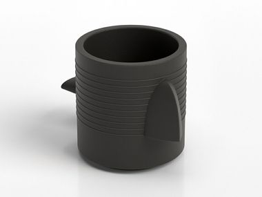 Round polyethylene garden vase FERA JAGO Lyxo Design