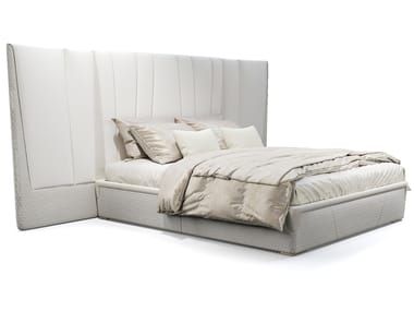 Double bed with upholstered headboard MAJESTIC XL