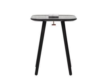 Square solid wood side table MALIN Woak