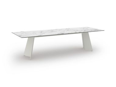 Rectangular garden table with HPL top PRADO MAMAGREEN