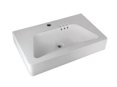 Rectangular ceramic washbasin JOE COLOMBO MAMOLI