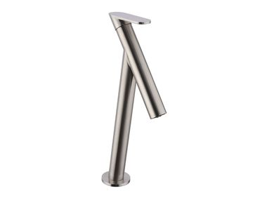 Miscelatore per lavabo monocomando da piano in acciaio inox MARC MAMOLI