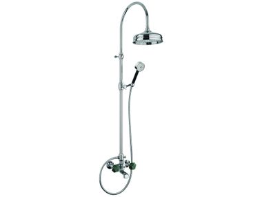 Wall-mounted shower panel with overhead shower PENTA MAMOLI