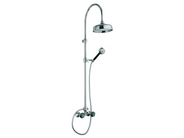Wall-mounted shower panel with overhead shower PENTA MAMOLI