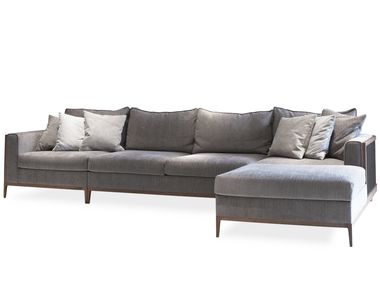 Fabric sofa with chaise longue MANHATTAN Mobi