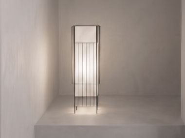 Table lamp with Hanji paper lampshade BIIIT 001 MANO Design Studio