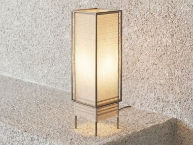 Table lamp with Hanji paper lampshade BIIIT 002 MANO Design Studio