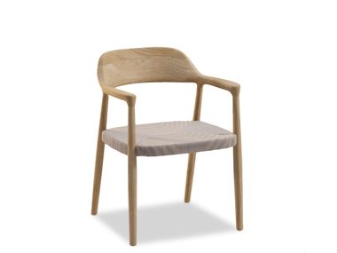 Teak garden chair with armrests YIKO MANUTTI