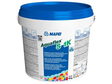 Liquid waterproofing membrane AQUAFLEX S 1K MAPEI