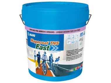 Decorative painting finish MAPECOAT TNS FAST MAPEI