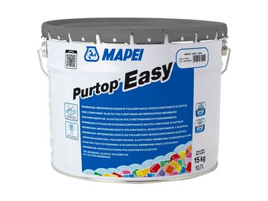 MAPEI, PURTOP EASY Membrana impermeabilizzante poliuretanica elastica per coperture, terrazzi e balconi