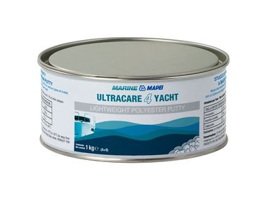 Spreadable and sandable polyester resin putty ULTRACARE YACHT LIGHTWEIGHT POLYESTER PUTTY MAPEI