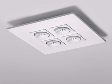 Faretto a LED multiplo quadrato in alluminio MARC 3368 Milan Iluminación