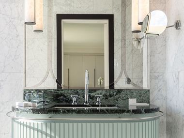 VERDE ALPI Indoor marble wall tiles By MARGRAF