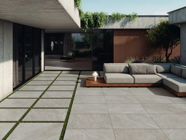 Porcelain stoneware wall/floor tiles with stone effect TITAN MARGRES
