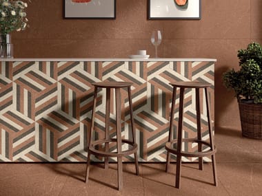 MARINER, LIMEBLEND RUST Pavimento/rivestimento in gres porcellanato effetto cemento