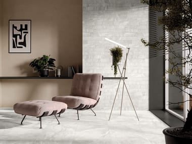 MARINER, MOONSTONE WHITE Pavimento/rivestimento in gres porcellanato effetto pietra