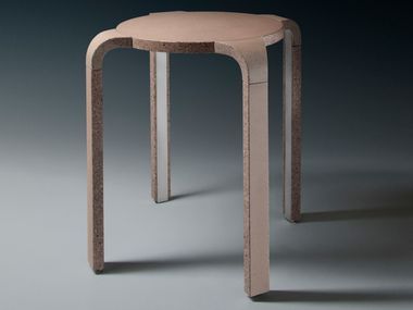 Mesa de centro alta de cimento SALTO ALTO MAS Design