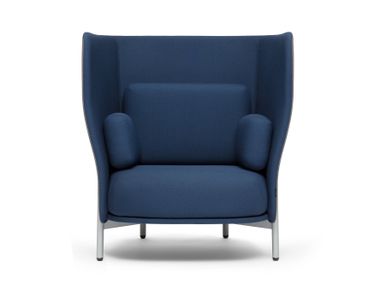 Sillón de tela con respaldo alto COLLAR 1 MATSU