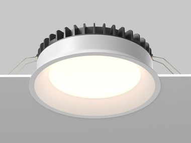 Recessed LED round aluminium spotlight OKNO MAYTONI