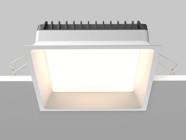 Recessed LED square aluminium spotlight OKNO MAYTONI