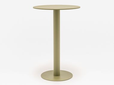 Round galvanized steel high side table BOLT MDD