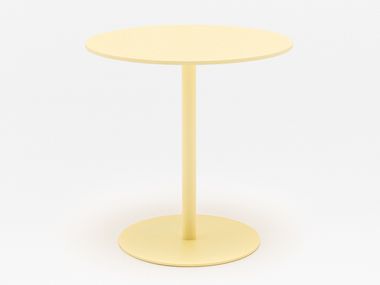 Round galvanized steel coffee table BOLT MDD