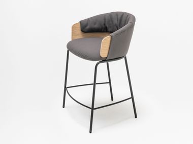 High fabric stool COLLAR MDD