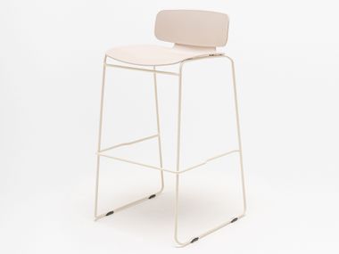 Sgabello alto a slitta LENA MDD