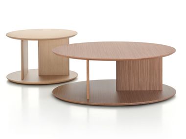 Wood veneer central coffee table ARRAY COFFEE TABLE mdf italia