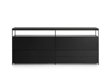 Sideboard with flap doors with drawers MINIMA SIDEBOARD mdf italia