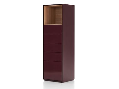 Wooden totem with drawers OTTO mdf italia