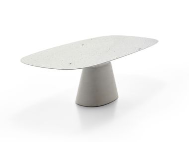 Cement dining table ROCK TABLE MAXI mdf italia