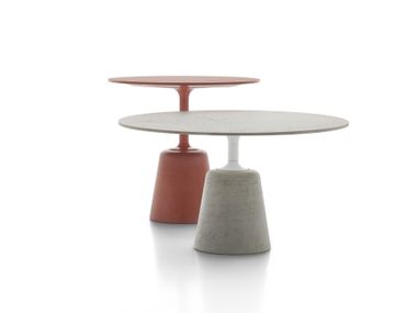 Cement central coffee table ROCK TABLE MINI mdf italia