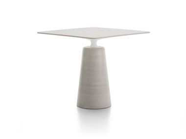 Square table ROCK TABLE mdf italia