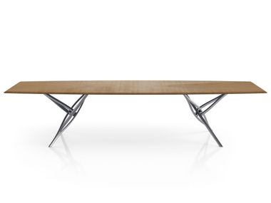 Rectangular table with oak top SK TABLE mdf italia