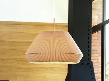 Lampada a sospensione in tessuto MEI 90 Bover