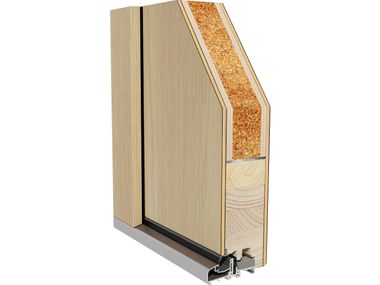 Wooden entry door AURA Shield MENABALLI