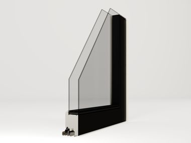 Wooden double glazed window VITRAM GlassIn MENABALLI