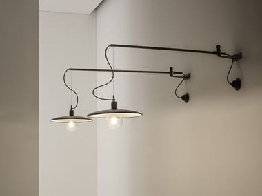 Aldo Bernardi, MERIDIANA Lampada da parete in ottone