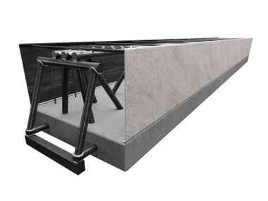 Mixed steel-concrete beam MTR® C BEAMS METAL.RI